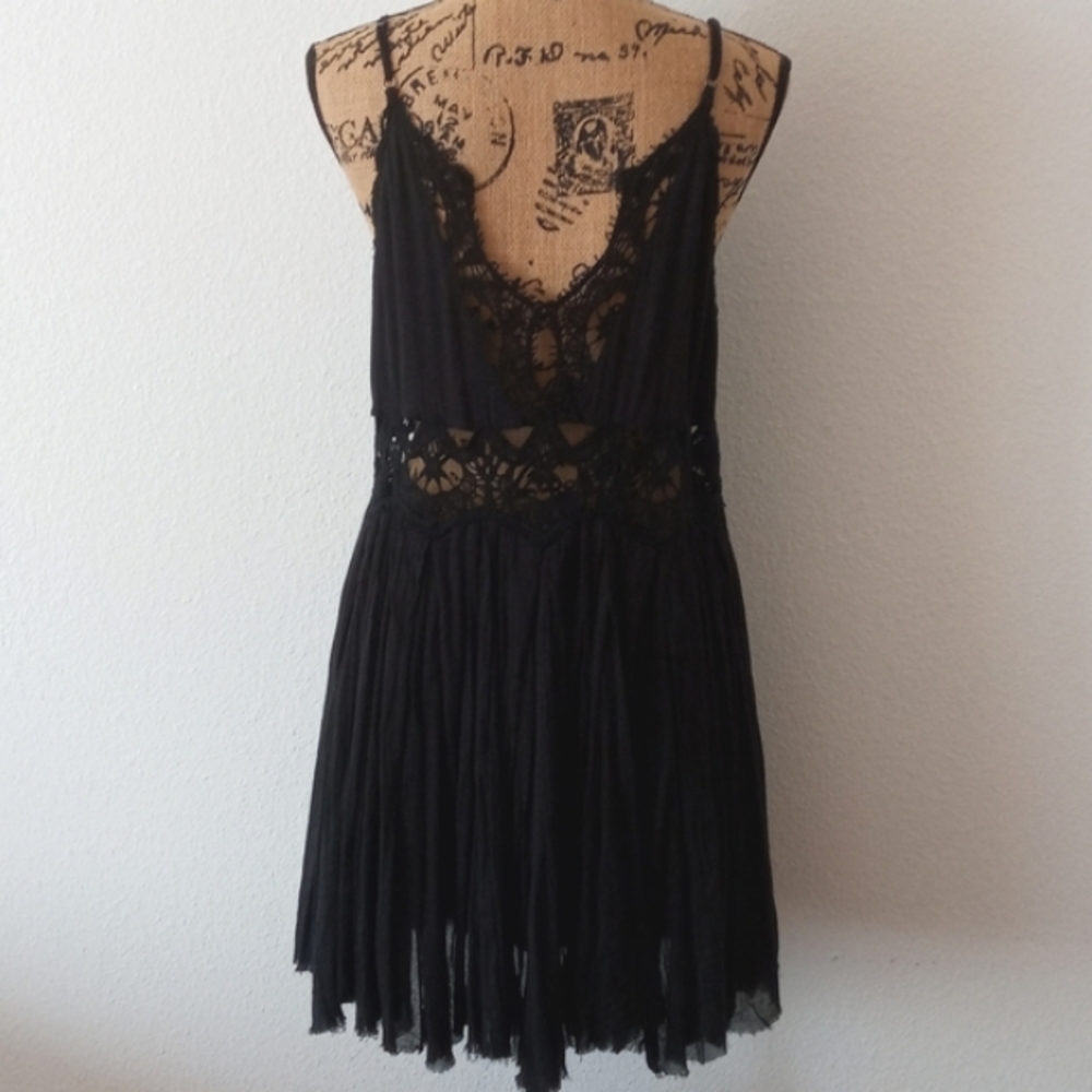 Free People Ilektra Crocheted Lace Mini Dress - Picture 4 of 7